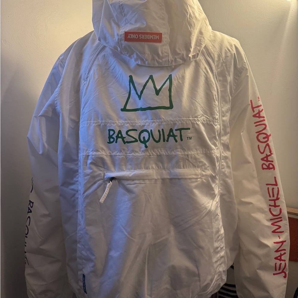 Jean Michel Basquiat Members Only Jacket Size L Members only Windbreaker